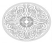 Printable mandala adult 7 coloring pages