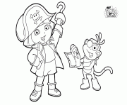 Printable dora printable s piratesbafc coloring pages