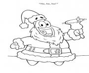 patrick as santa coloring pagea257