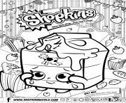 Printable shopkins split milk coloring pages