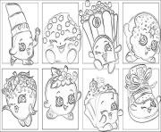 Printable shopkins list coloring pages