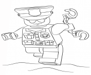 lego police officer city