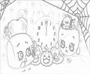 Printable shopkins halloween pumpkins coloring pages