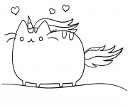 Printable kawaii cat coloring pages