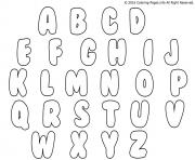 bubble letters Coloring Pages