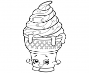 Sweet Ice Cream Dream shopkins season 2 coloring pages