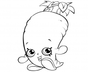 Printable Cartoon Carrot shopkins season 6 coloring pages