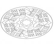 Printable mandala christmas 24 coloring pages