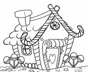 Printable Gingerbread House 1