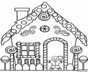 Printable Gingerbread House 3