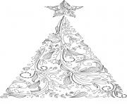 christmas adult tree coloring pages