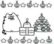 pusheen cupcake party gifts