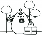 pusheen the cat party