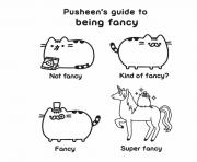 pusheen guide fancy kind of fancy super