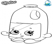 Printable Shopkins Milks coloring pages