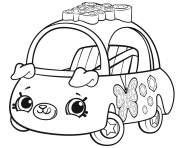 Printable Cutie Cars Season 1 coloring pages