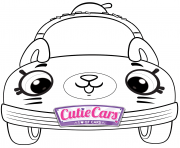 Printable Cutie Cars Shopkins Kids coloring pages