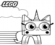 Unikitty with Rainbow Lineart