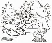 disney daisy duck camping