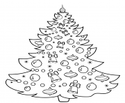 christmas tree cartoon