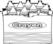 Crayola brand crayons