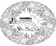 fish mandala animal