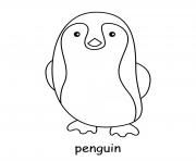 Printable penguin coloring pages