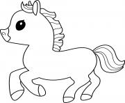 Printable horse coloring pages